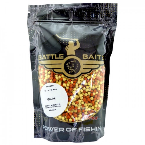 Пелети за фидер 4 мм GLM (мида) BB0529 - Battle Baits Пелети за фидер 4 мм GLM (мида) BB0529 - Battle Baits